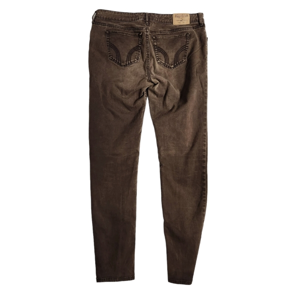 Hollister Straight Leg Low Rise Stretch Brown Jeans  | 11 - Picture 6 of 7